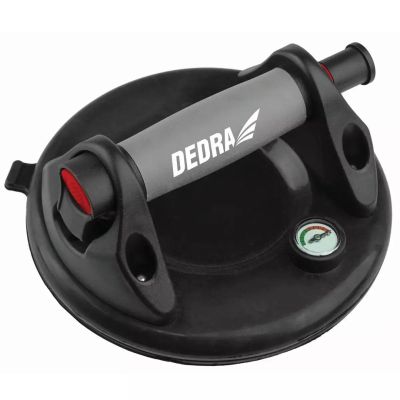 DEDRA DED06P30 suction cup with vacuum pump and pressure gauge (200mm, 120kg)
