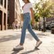 12. Leather platform sneakers, white, Filippo DP6122