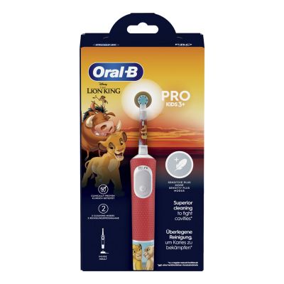 2. Oral-B VITALITY PRO D103 THE LION KING red toothbrush