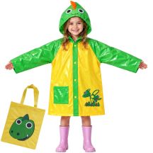 Children’s Yellow Rain Cape, Raincoat Poncho, REDCLIFFS, Size S