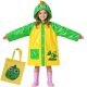Children’s Yellow Rain Cape, Raincoat Poncho, REDCLIFFS, Size S