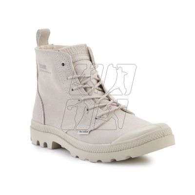 Palladium Pampa Hi Skin U 74379-155-M White Cap Gray shoes