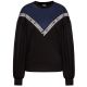 KARL LAGERFELD WOMEN'S SWEATSHIRT BI-COLOUR LOGO