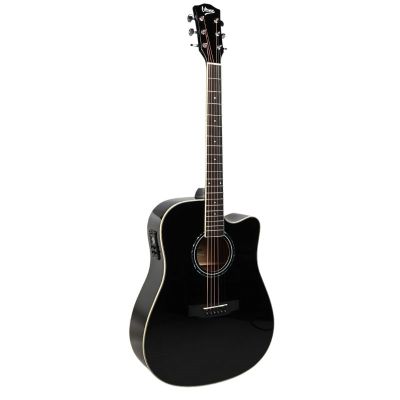V-TONE VEAG1 CE BK - 4/4 electro-acoustic guitar