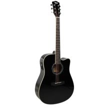 V-TONE VEAG1 CE BK - 4/4 electro-acoustic guitar