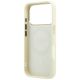 15. Guess Stripe Peony 4G Logo MagSafe Case for iPhone 18 Pro Max / 17 Pro Max - Beige
