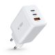 7. Tech-Protect C65W charger 2x USB-C PD 65W / USB-A QC 3.0 - white