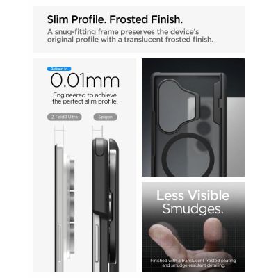 13. Spigen Optik Armor Pro MagSafe Case for Samsung Galaxy Z Fold 8 Ultra - Black