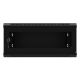 15. WALL-HUNG RACK CABINET 19" 4U 600X450 BLACK PERFORATED DOOR LANBERG (FLAT PACK)