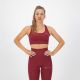 Rogelli TRINITY sports bra burgundy L