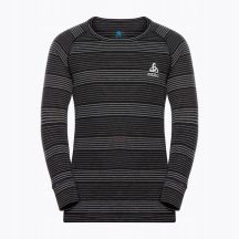 Odlo Set long ACTIVE WARM ECO SET children's underwear set size 104cm Black-Gray