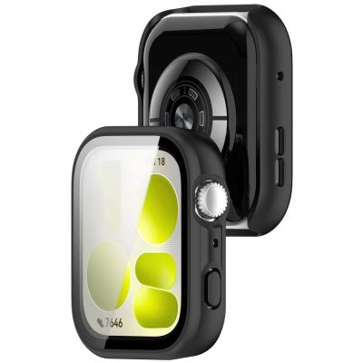 4. Tech-Protect Defense Case for Huawei Watch Fit 5 - Black