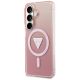 2. Guess IML Gradient Triangle MagSafe Case for Samsung Galaxy S26 - Pink
