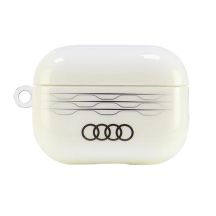 Audi IML Geometric Pattern Case for AirPods Pro 2 - White