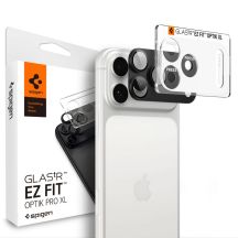Spigen Optik Pro XL Glas.tR EZ Fit Tempered Glass Camera Screen Protector for iPhone 18 Pro Max - Dark Gray