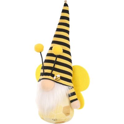 8. GNOME YELLOW BEE 20CM PENDANT SPRING DECORATION