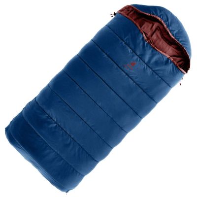 2. Deuter Starlight SQ Children's Sleeping Bag (130-170 cm) - Nightblue/Redwood