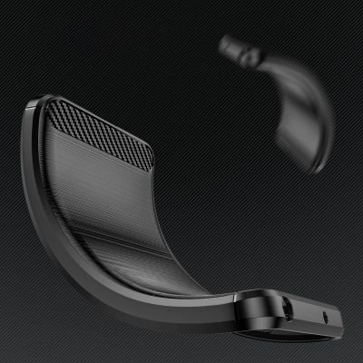 7. Carbon Case case for Xiaomi Redmi A1+ flexible silicone carbon cover black