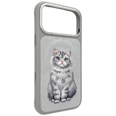 3. Nimmy Lucky Fashion Cat MagSafe case for iPhone 17 Pro Max - gray