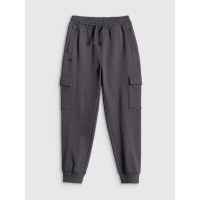 8. Boys' cargo sweatpants 4F 4FJRSS26TTROM1882-22S