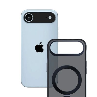 6. 3mk Smoke Case Mag&Stand for iPhone Air - Black