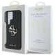 8. Guess Grained Big 4G Logo Small Classic Logo case for Samsung Galaxy S25 Ultra black