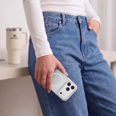 7. Tech-Protect MagPrime MagSafe CC Case for iPhone 18 Pro Max / 17 Pro Max - Matte Gray