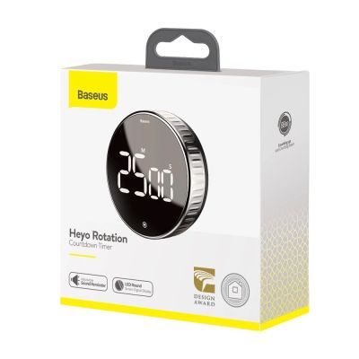 20. Baseus Heyo rotary timer electronic timer black timer (ACDJS-01)