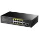 2. CUDY FS1010PG Switch, 8-Port 10/100M PoE+ 120W, 2x GbE Uplink