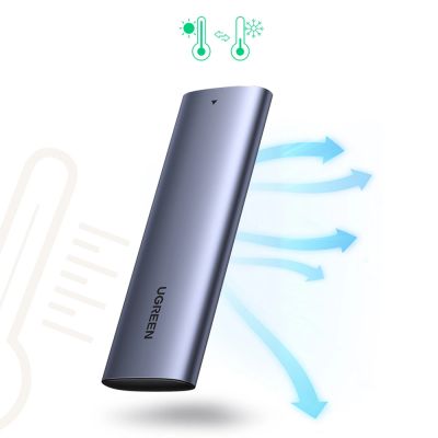 7. Ugreen Hard Drive Bay M.2 B-Key SATA 3.0 5Gbps Gray + USB Type C Cable (CM400)