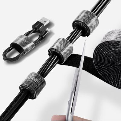 6. Ugreen Velcro Velcro cable organizer 5m black (40356)