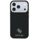 3. Guess Saffiano Small 4G & Classic Logo MagSafe Case for iPhone 17 Pro Max / 18 Pro Max - Black