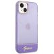 4. Guess Translucent iPhone 14 6.1" Case - Purple