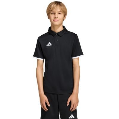 12. adidas Entrada 26 Polo Kids T-Shirt Black JZ6629