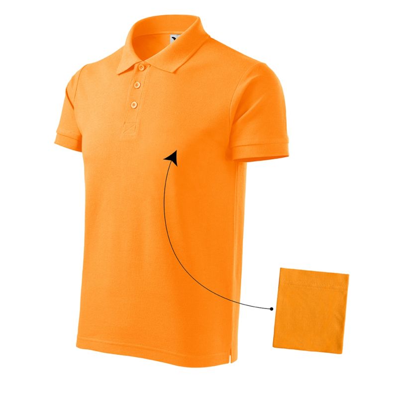 Malfini Cotton M MLI-212A2 Mandarin Orange Polo Shirt