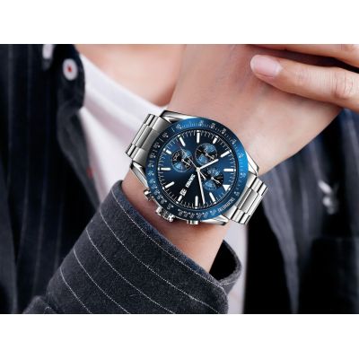 3. Men's Watch Skmei 9253SIBU + BOX