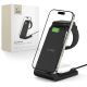Tech-Protect QI15W-A36 3in1 Charging Station for Apple - Black