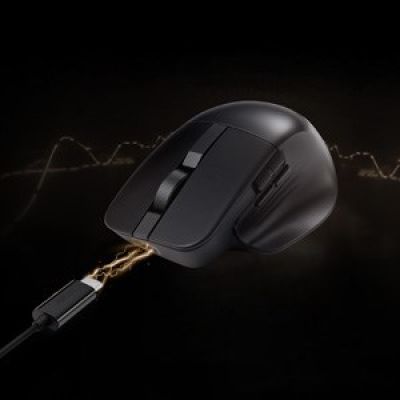 20. ASUS ProArt Mouse MD301 Universal Right Side RF Wireless + Bluetooth + USB Type-A Optical 8000 DPI