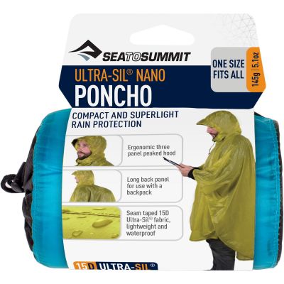 3. SEA TO SUMMIT Ultra-Sil™ Nano Poncho (APONSTD/BL)