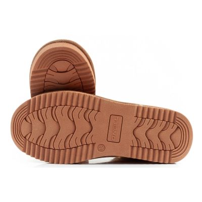 18. O'neill Tammy slipper boots women's insulated slip-on fashionable warm brown