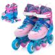 18. Meteor Roller Skates S 30-33 Loky Pink/Blue