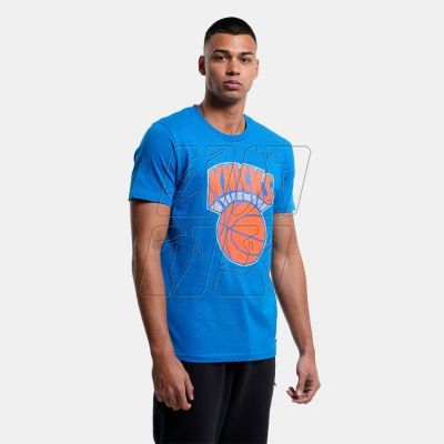 2. Mitchell &amp; Ness NBA Team Logo Tee New York Knicks M BMTRINTL1051-NYKROYA