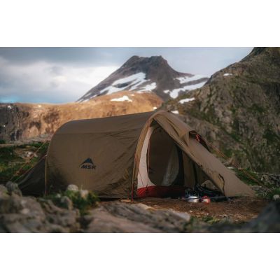 18. MSR Tindheim 3-person Green Tunnel Tent