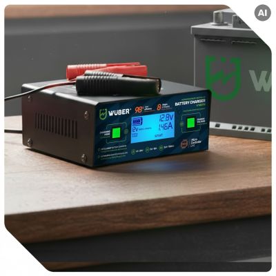 10. Microprocessor-Controlled Battery Charger 6/8/12/14/16/24 V 6–24 10 A W14019 WUBER