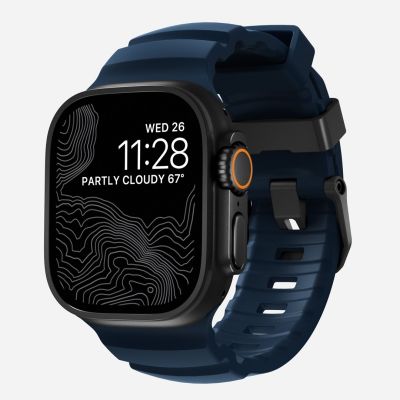 Nomad Rocky Point Band Black Leather, Titanium