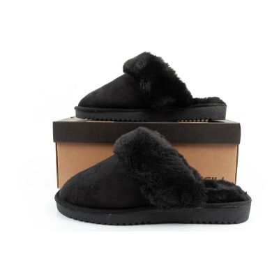 10. O'neill Pomnio women's slippers, insulated slip-on slippers, fashionable, warm, black
