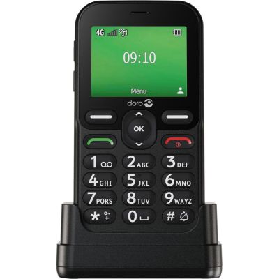 8. Doro Leva E10 6.1 cm (2.4") 118.9 g Black Phone for seniors