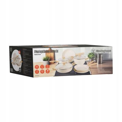 3. Westinghouse WCCS205909A aluminum cookware set, 9 pieces