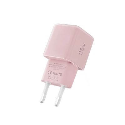 4. Tech-Protect NCM25 USB-C PD 25W Wall Charger - Pink