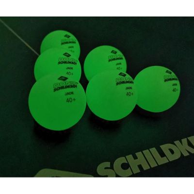 4. GLOW IN THE DARK POLY TABLE TENNIS BALLS 40 6 PCS POT